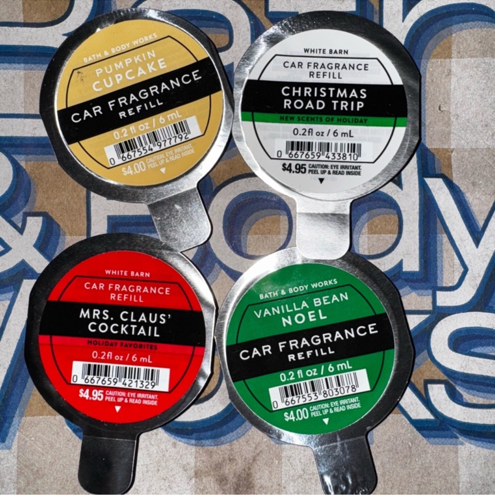 Bath & Body Works Car Fragrance Refills - Festive Collection